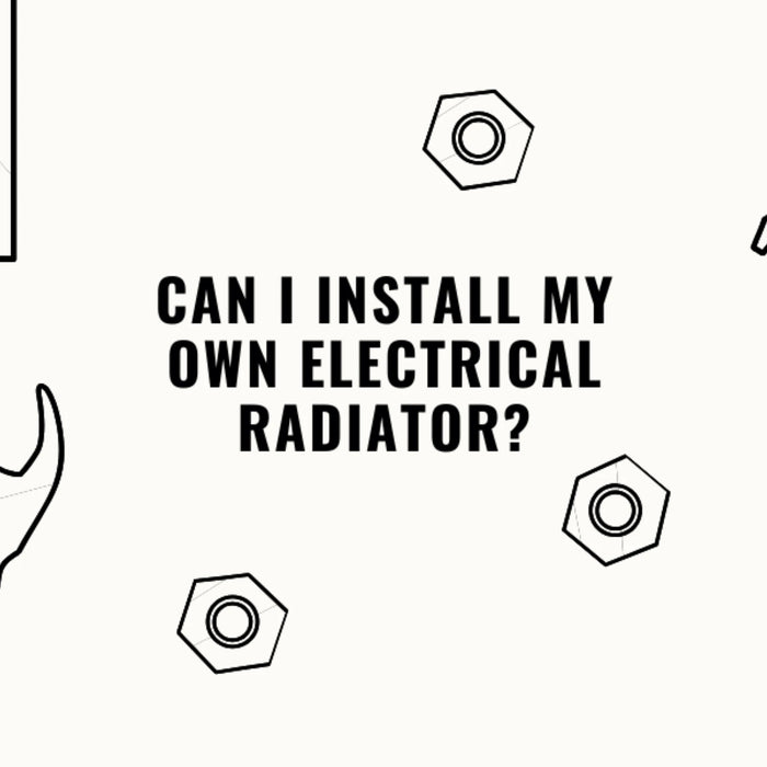 Can I install my own electrical radiator without an electrician?