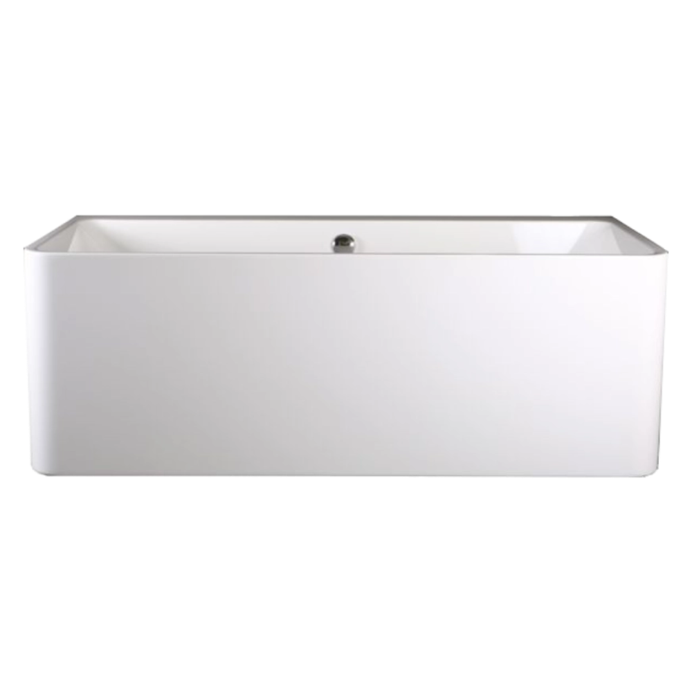 BC Designs Murali Acrylic Bath, Double Ended Bath, Polished White, 1720x740mm