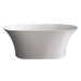BC Designs Verdicio Freestanding Cian Bath, White & Colourkast Finishes 1680mm x 700mm BAB054 BAB055 Silk matt shite finish