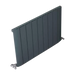 Carisa Slim Horizontal Aluminium Radiator, clear background image