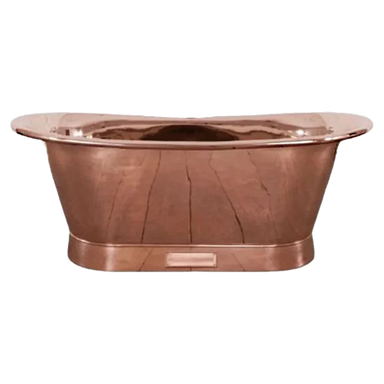 Hurlingham Alverton Copper Bath, Roll Top Copper Bathtub, 1730x710mm
