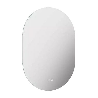 Cedro Backlit Mirror De-mister Single Touch Capsule 600x850mm, clear background image