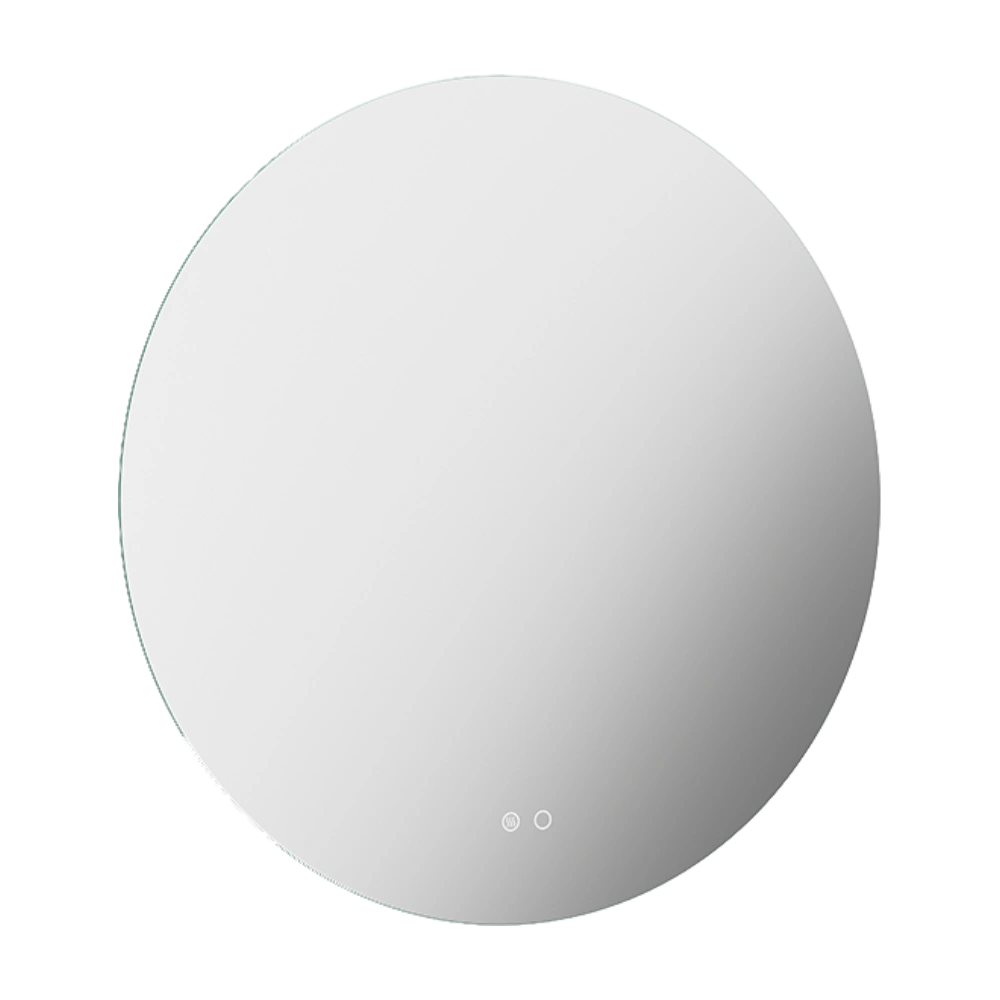Tissino Cedro Backlit Mirror De-mister Double Touch Circular 900mm, clear background image