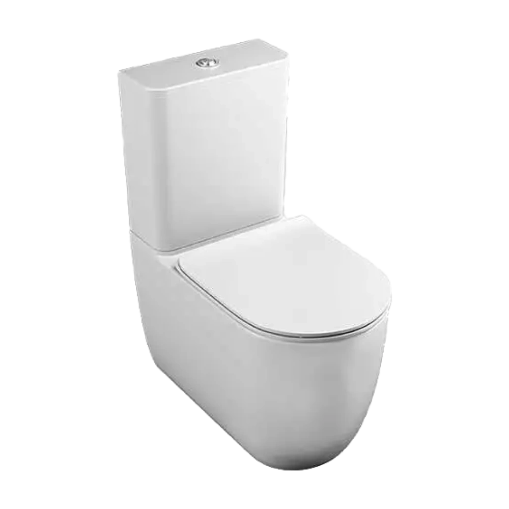 Tissino Velino Close Coupled Pan with Seat and Cistern clear background image