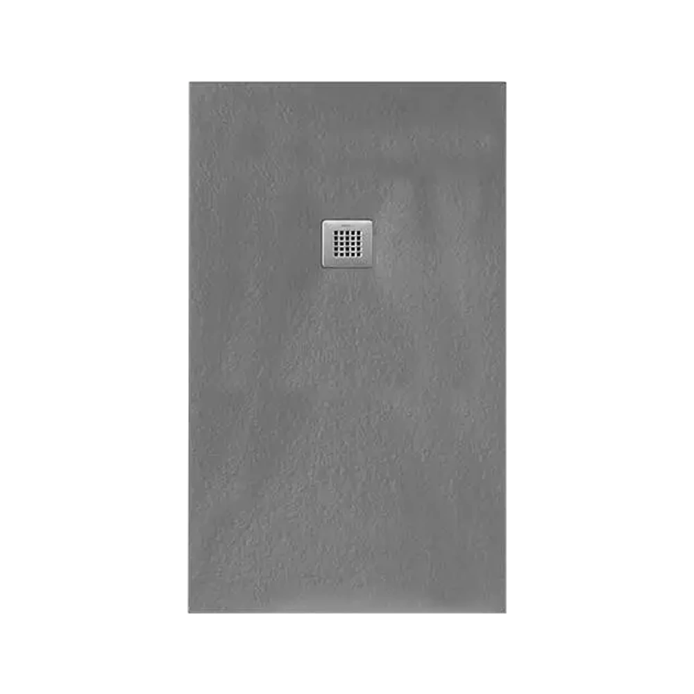 Tissino Giorgio2 Rectangular Slate Shower Tray, W750mm grey, clear background image