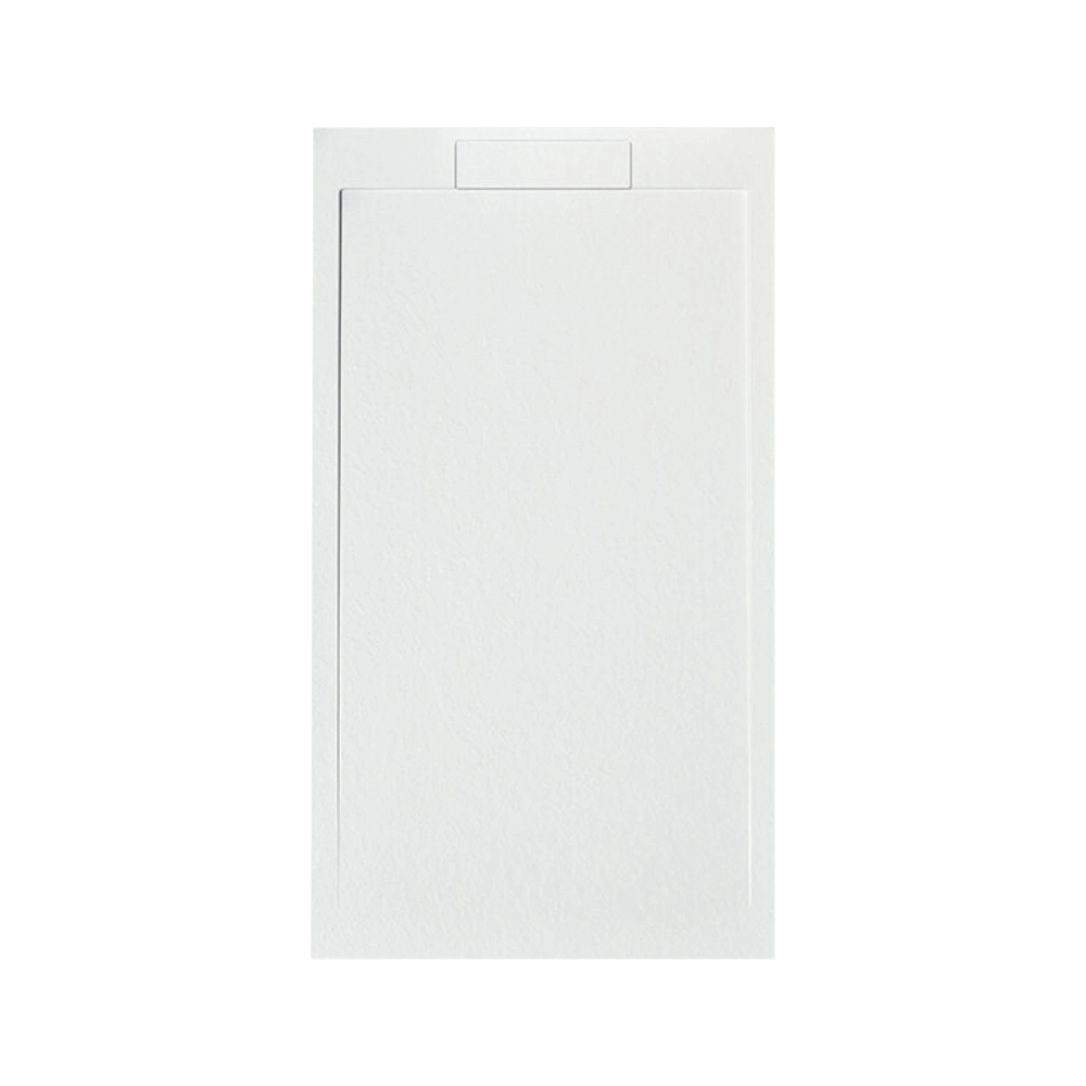 Tissino Giorgio Lux Square/Rectangular Slate Shower Tray, W 900mm white