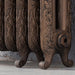 Arroll Daisy 2 Column Cast Iron Radiator close up of the legs