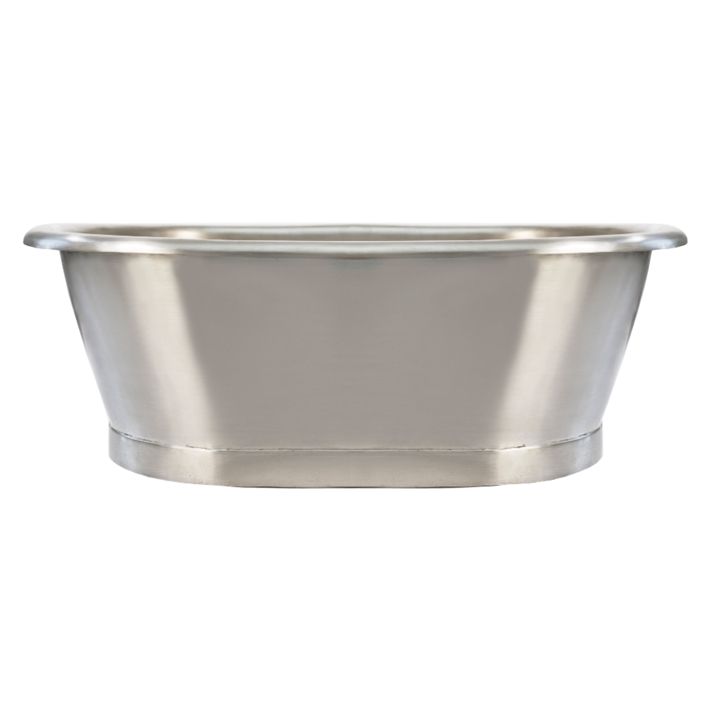 BC Designs Tin Copper Roll Top Bathroom Wash Basin 530mm x 345mm