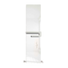 Carisa Elvino Bath Mirror Aluminium Towel Radiator, clear image background
