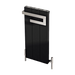 Carisa Elvino Bath Aluminium Towel Radiator black, clear image background