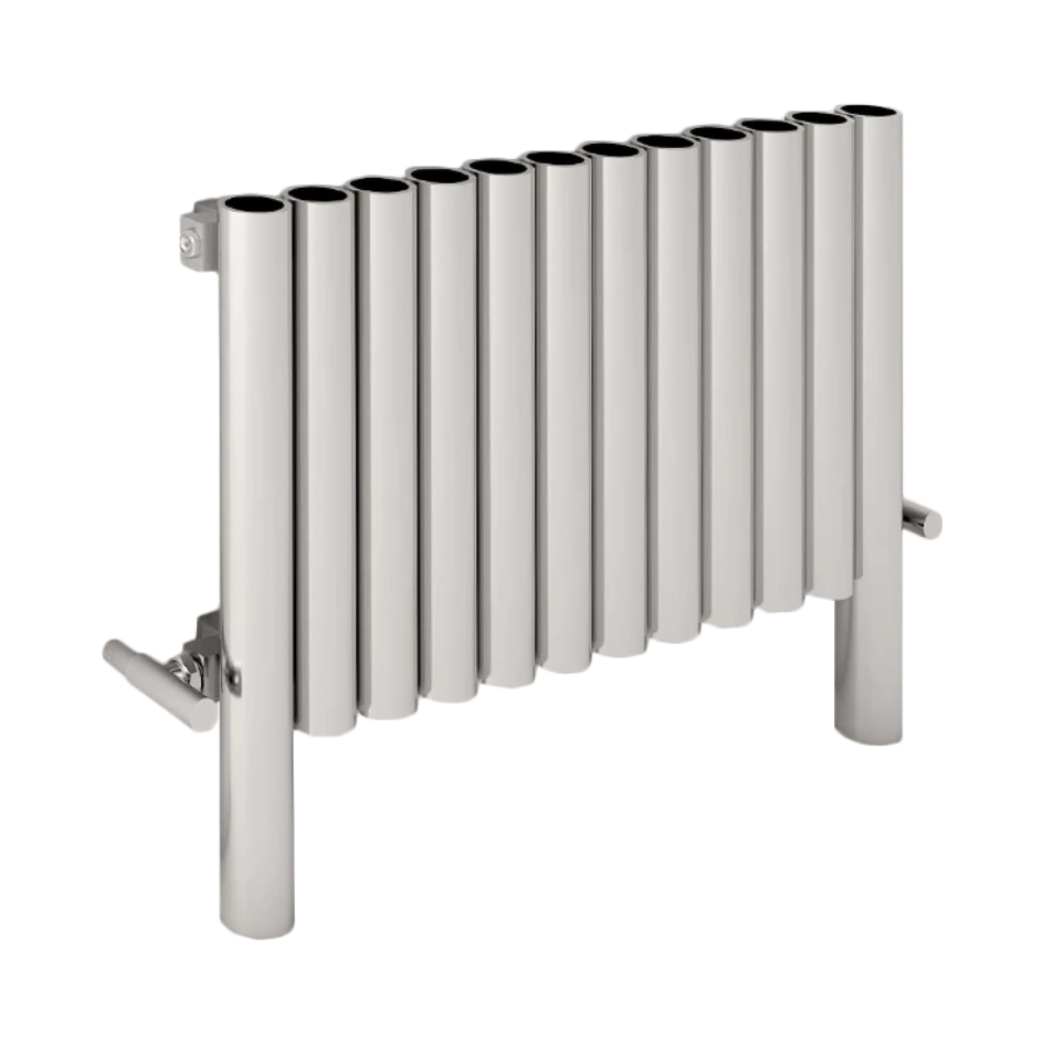 Carisa Mistral Floor Horizontal Stainless Steel Radiator, clear background image