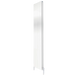 Carisa Nemo Vertical Aluminium Radiator, Double, clear background image