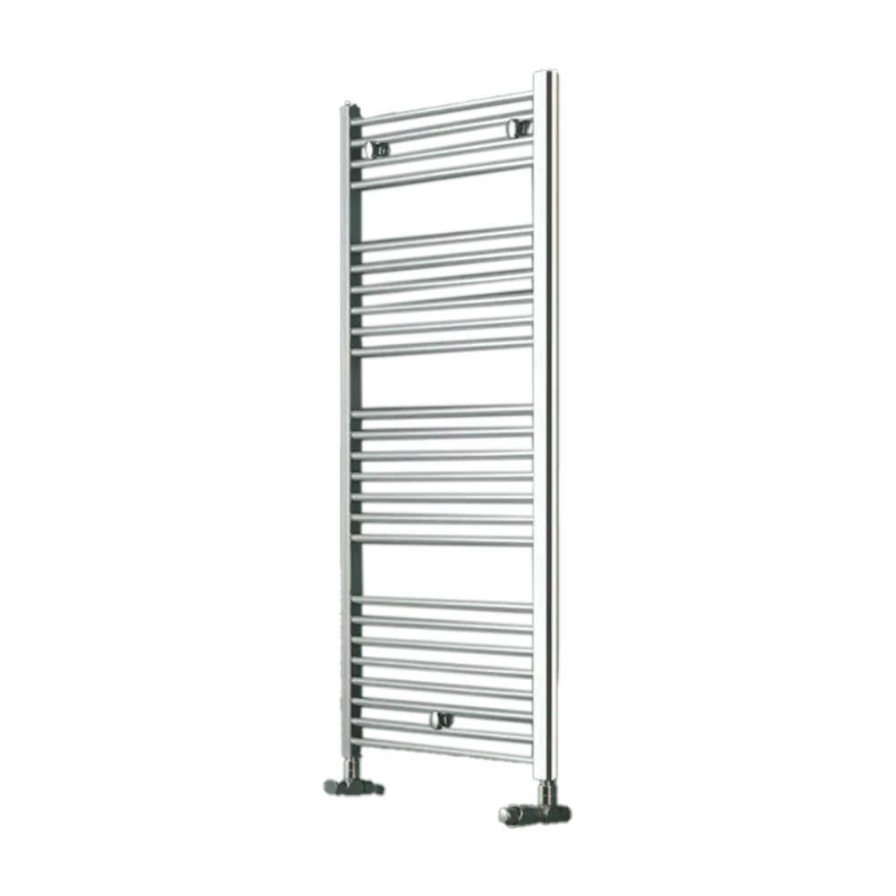 Eucotherm Chromo Straight Towel Radiator, image with clear background