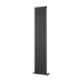Eucotherm Delta Line Vertical Aluminium Radiator anthracite, clear background image