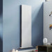 Eucotherm Mars Elegant Duo Vertical Radiator white, in a living space