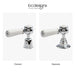 BC Designs Victrion Lever Deck-Mounted Bath Shower Mixer Tap, 1/4 Turn Ceramic Discs domed or exposed finishes