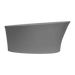 BC Designs Delicata Cian Freestanding Bath, 8 ColourKast Finishes 1520mm x 715mm BAB020IG industrial grey