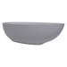 BC Designs Gio Cian Freestanding Oval Bath, White & Colourkast Finishes 1645mm x 935mm BAB062PG powder grey