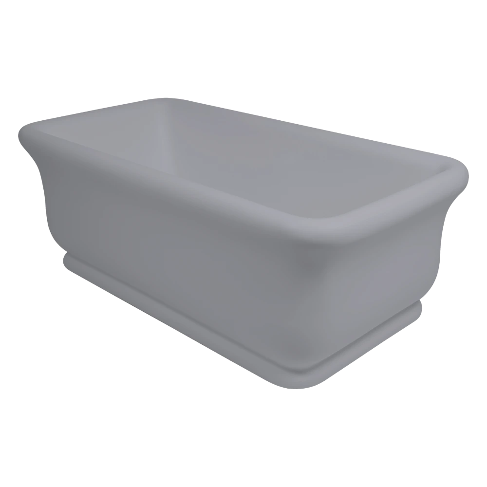 BC Designs Senator Cian Freestanding Bath, 1800mm x 840mm BAB045PG powder grey finish