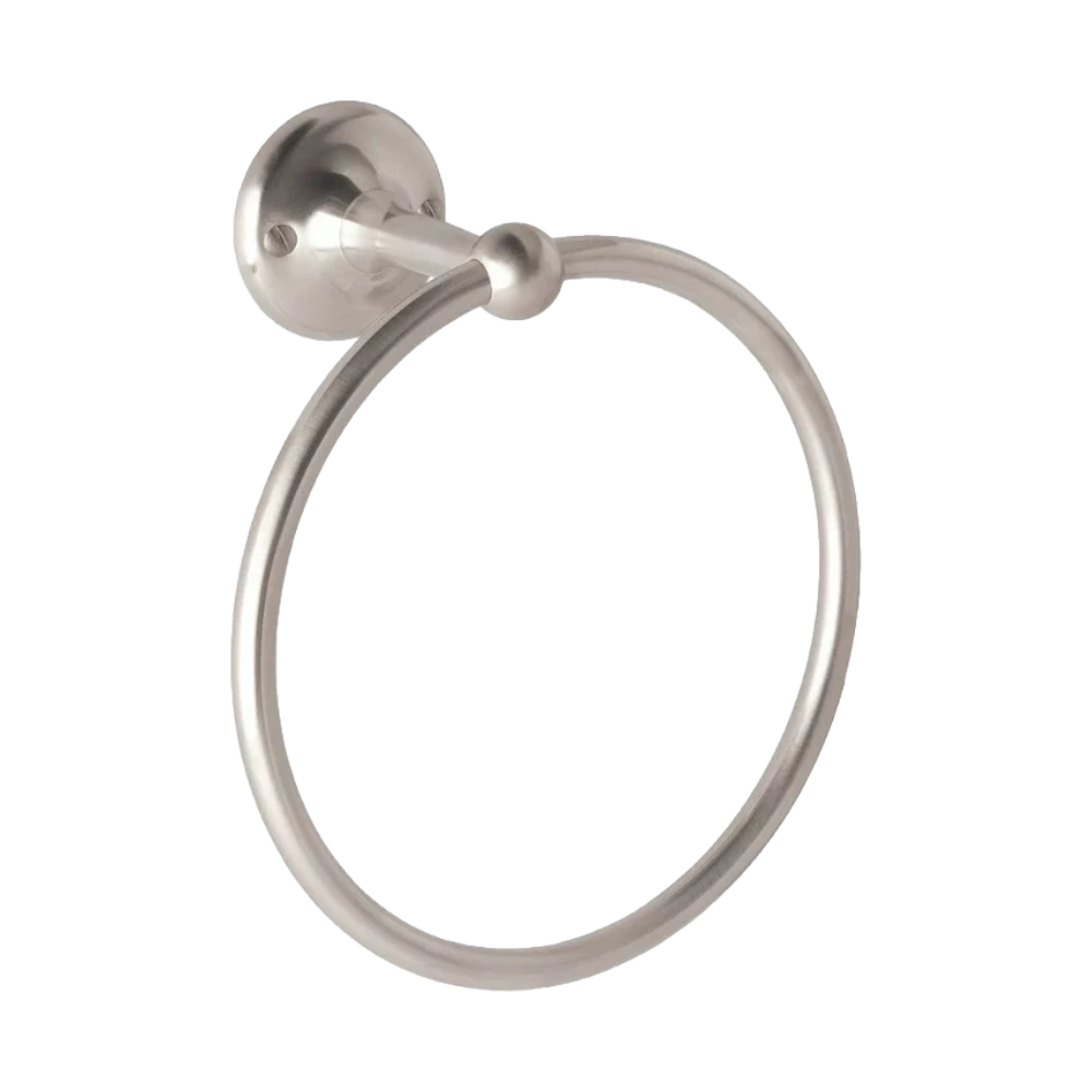 BC Designs Victrion Hand Towel Ring, Hand Towel Rail 165mm x 165mm brushed nickel