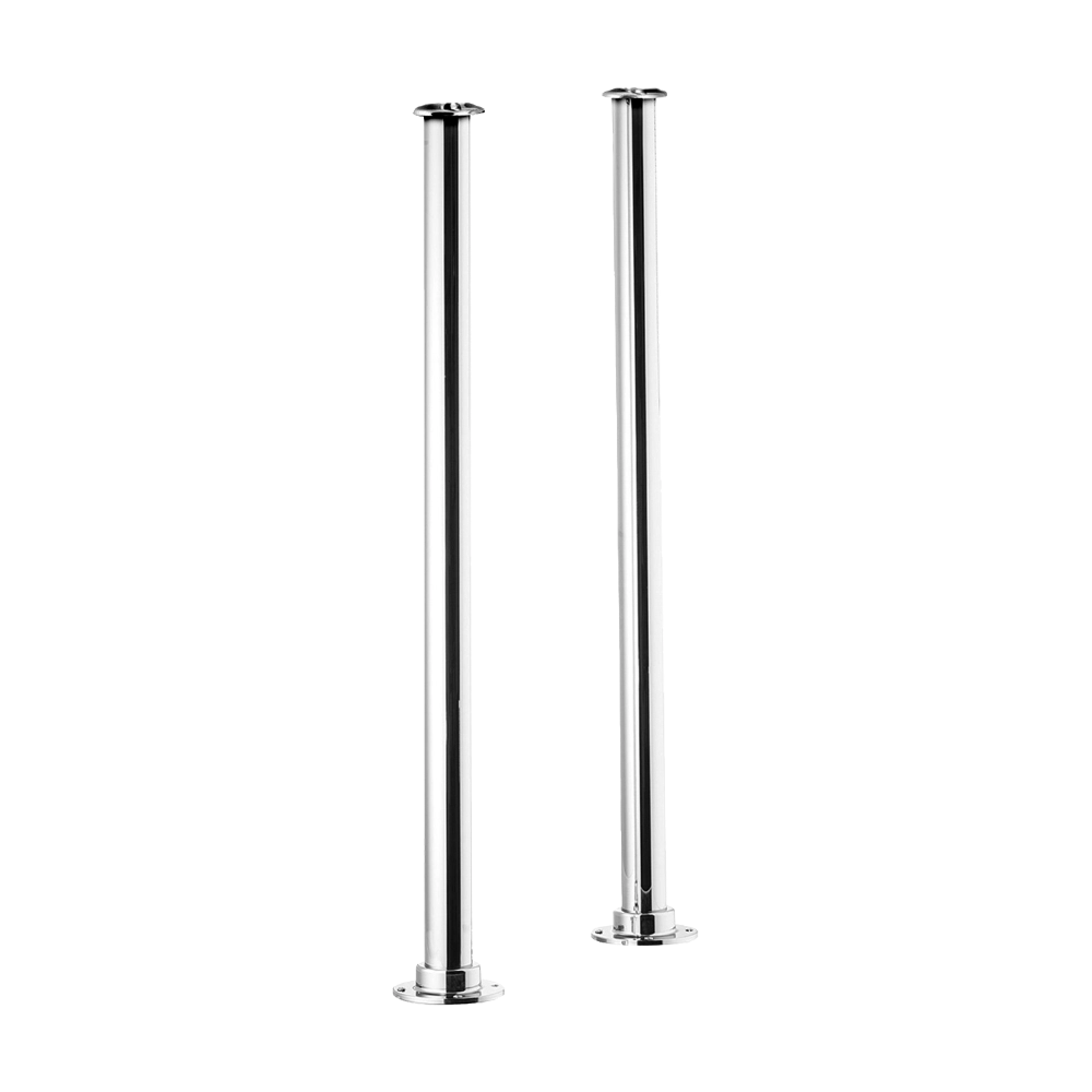Hurlingham Traditional Stand Pipe Legs, 813x88mm chrome