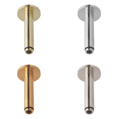 BC Designs Victrion Ceiling Mounted Shower Arm finishes