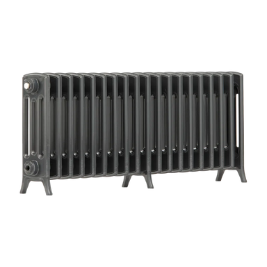 arroll clear background 450mm 19 section radiator in anthracite 