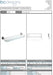 BC Designs Victrion Glass Gallery Shelf 62mm x 466mm technical drawing