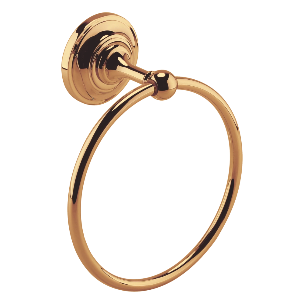 BC Designs Victrion Hand Towel Ring, Hand Towel Rail 165mm x 165mm brushed copper
