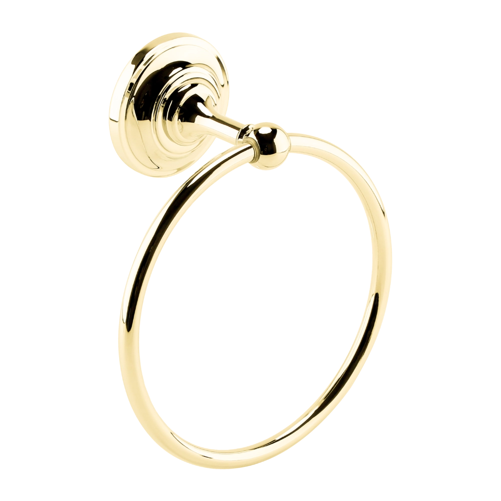 BC Designs Victrion Hand Towel Ring, Hand Towel Rail 165mm x 165mm polished gold