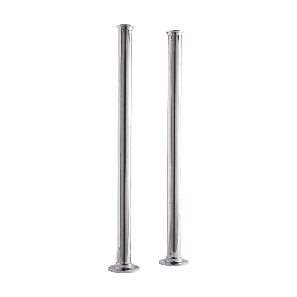 BC Designs Victrion Freestanding Legs for Bath Shower Mixer in Polished Chrome CTW905