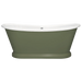 BC Designs Traditional Boat Bath Acrylic Roll Top Bespoke Custom Painted Bathtub 1700mm x 750mm BAC065 bancha green 298
