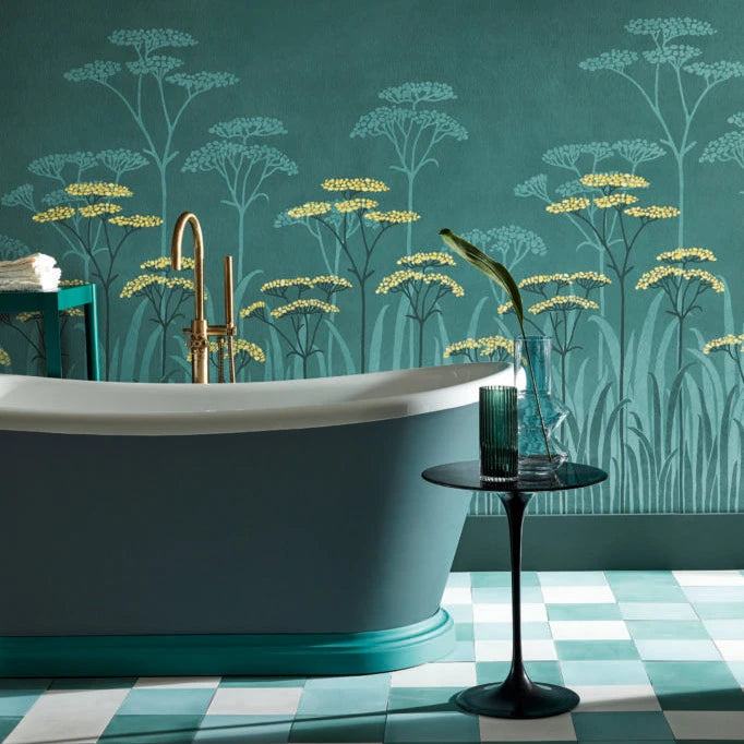 BC Designs Traditional Boat Bath Acrylic Roll Top Bespoke Custom Painted Bathtub 1700mm x 750mm dark green
