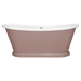 BC Designs Traditional Boat Bath Acrylic Roll Top Bespoke Custom Painted Bathtub 1700mm x 750mm BAC065 sulking room pink 295