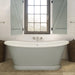 BC Designs Traditional Boat Bath, Acrylic Roll Top bespoke custom Painted Bathtub 1580mm x 750mm BAS063 blue