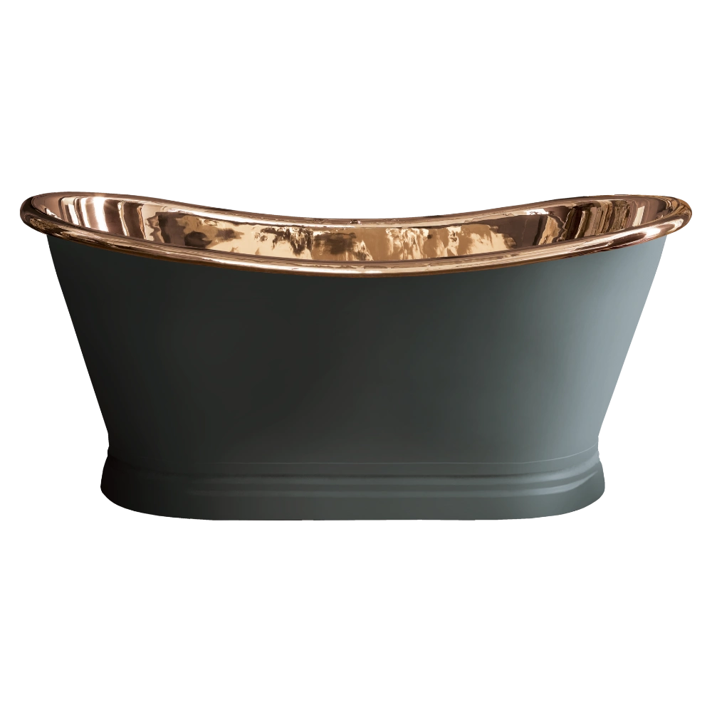 BC Designs Copper Bespoke Painted Bath, Roll Top Bathtub 1500mm x 725mm BAC045 