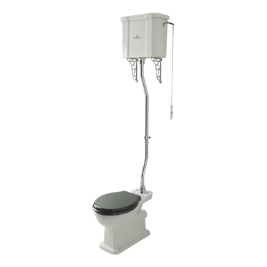 BC Designs Victrion WC, Luxury High Level Toilet clear background