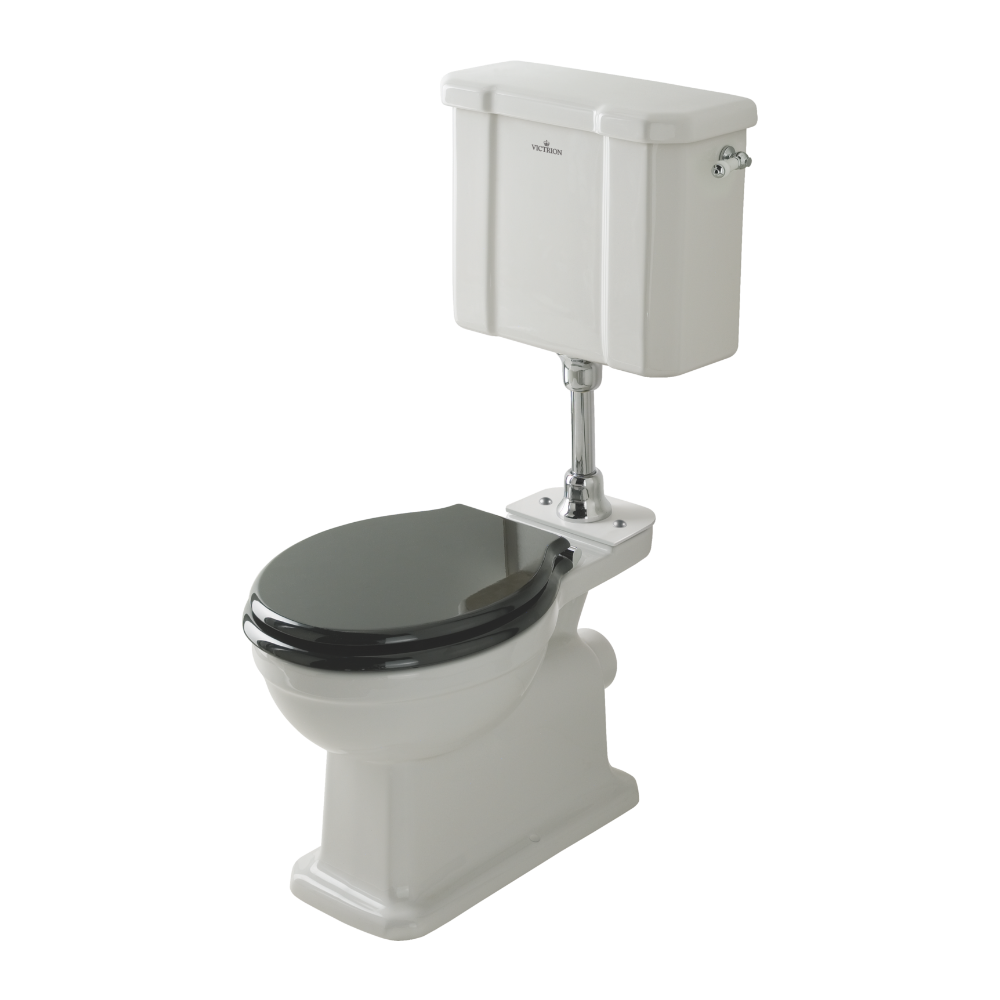 BC Designs Victrion WC, Mid Level Luxury Toilet side image