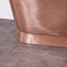 Hurlingham Godolphin Copper-Nickel Bath bottom side close up