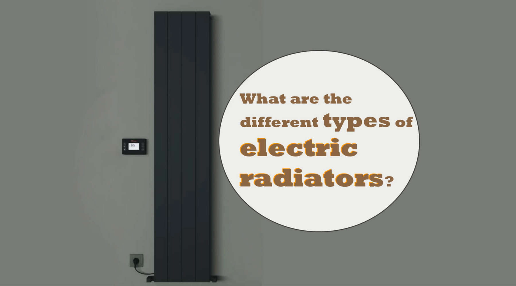 What are the different types of electric radiators?
