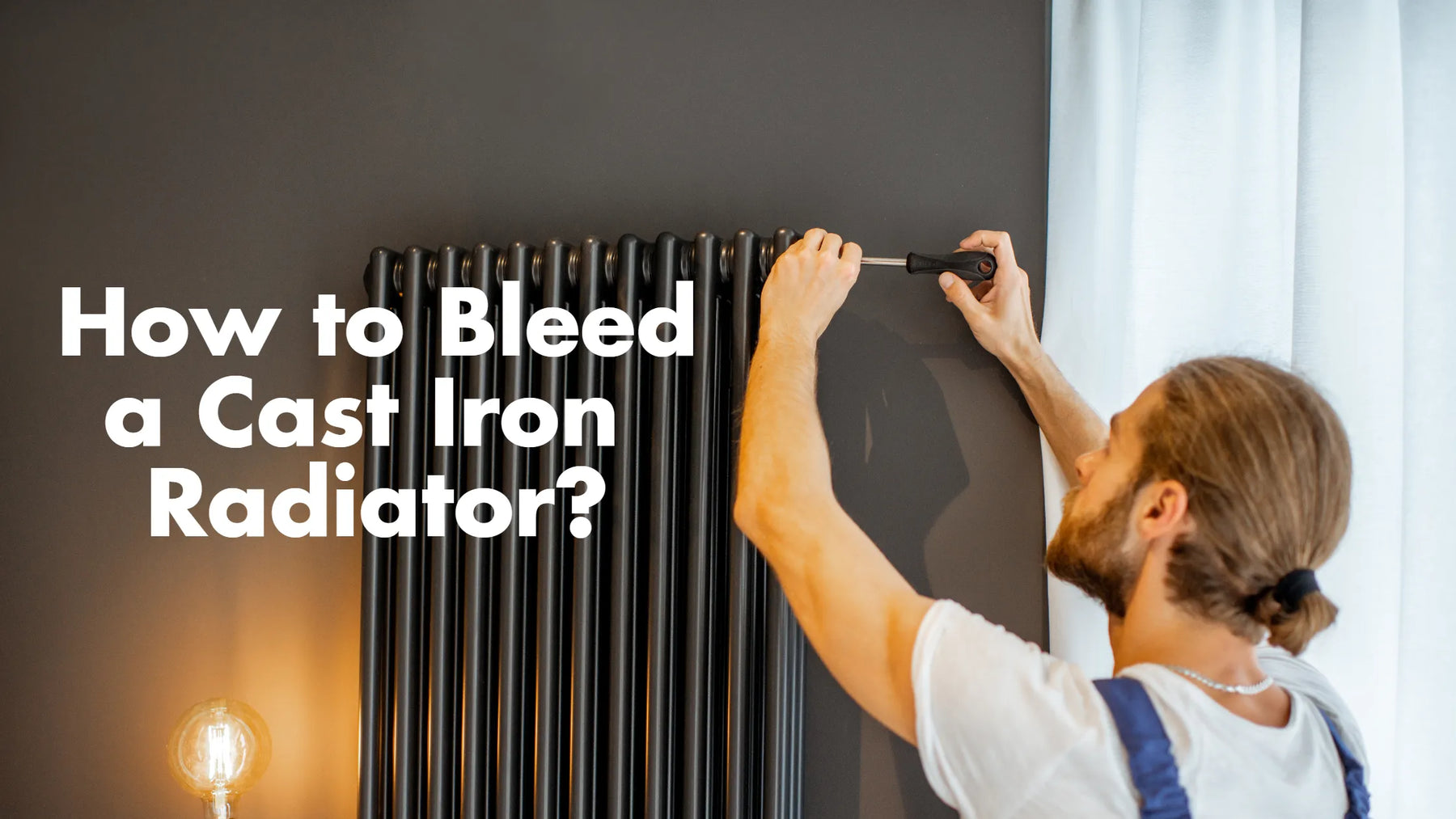 how to bleed a cast iron banner handy maintenance man fixing a radiator