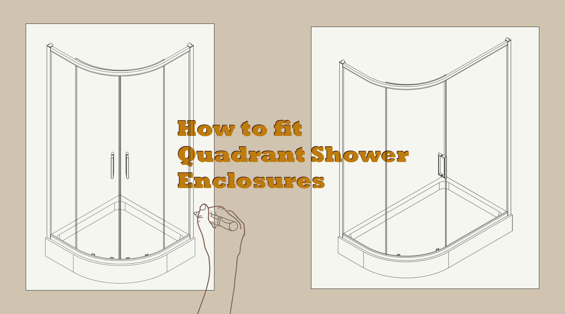 How to fit quadrant shower enclosures blog image