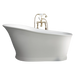 BC Designs Cian Freestanding Slipper Bath, White 1590x785mm