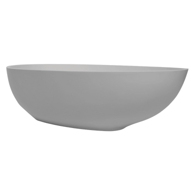 BC Designs Gio Cian Freestanding Oval Bath, White & Colourkast Finishes 1645mm x 935mm BAB062