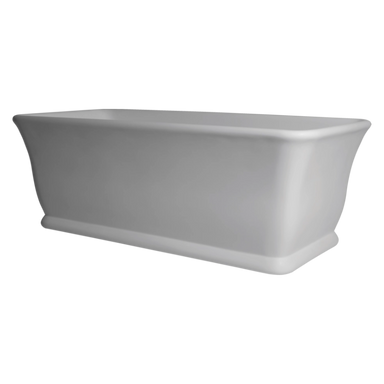 BC Designs Magnus Cian Freestanding Bath, White & Colourkast Finishes, 1680mm x 750mm BAB025