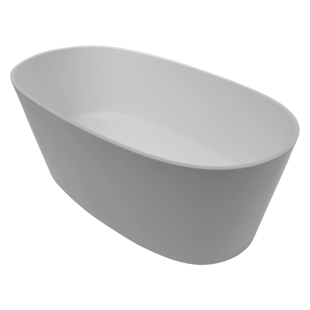 BC Designs Sorpressa Cian Freestanding Bath, Double Ended Bath, 8 ColourKast Finishes 1510mm x 760mm BAB072 BAB073 polished white