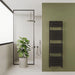 Carisa Plata Bath Aluminium Towel Radiator in a bathroom space