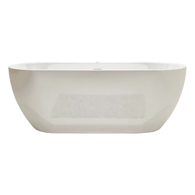 Charlotte Edwards Belgravia Gloss White Freestanding Contemporary Bathtub in size length 1500 x width 730mm x height 600mm
