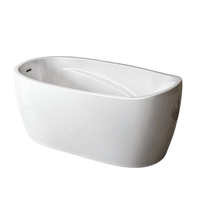 Charlotte Edwards Ceres Acrylic Small Freestanding Painted Bath, Single Ended Bathtub, 1400x750mm