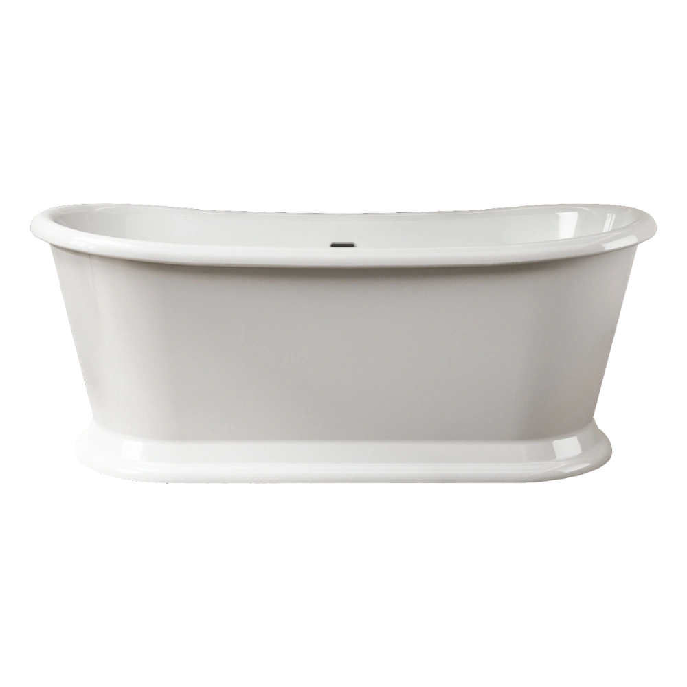 Charlotte Edwards Rosemary Gloss White Freestanding Bath 1710x720mm white